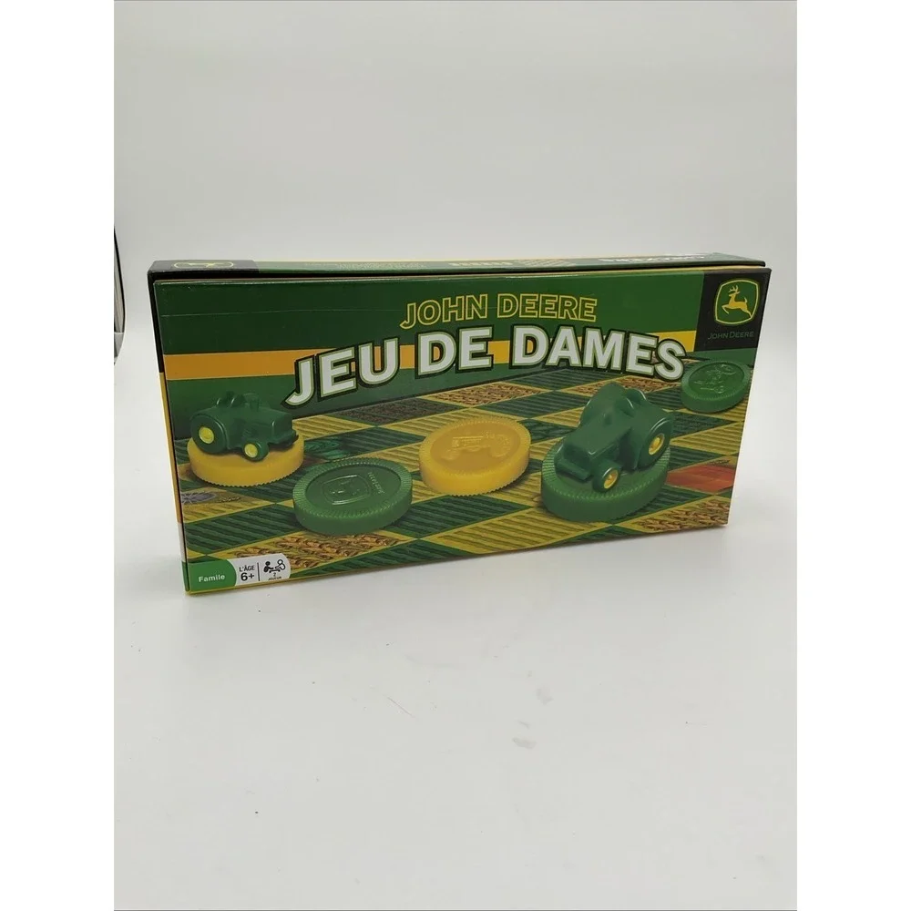 John Deere Checkers Complete Game Great For Kids Open Box